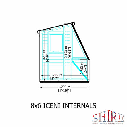 Shire Potting Shed Shire Iceni 8x6 Potting Shed