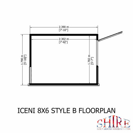 Shire Potting Shed Shire Iceni 8x6 Potting Shed