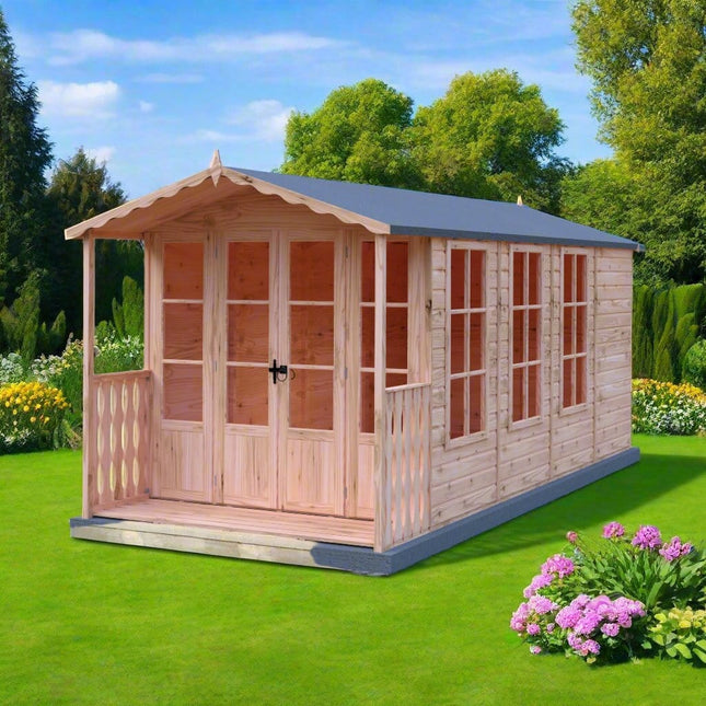 Shire Summerhouse Shire Westminster Summerhouse 13x7 with Veranda