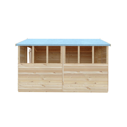 Shire Wooden Shed Shire 10x10 Overlap Shed Double Door With Windows Shire 10x10 Overlap Shed Double Door With Windows