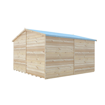 Shire Wooden Shed Shire 10x10 Overlap Shed Double Door With Windows Shire 10x10 Overlap Shed Double Door With Windows