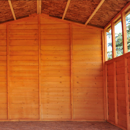 Shire Wooden Shed Shire 10x20 Overlap Shed with Windows - Dip Treated Shire 10x20 Overlap Shed with Windows - Dip Treated