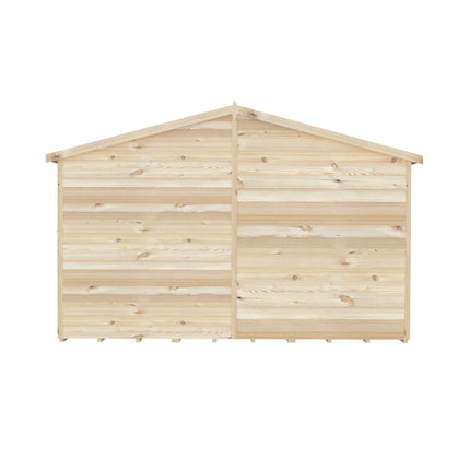 Shire Wooden Shed Shire 10x20 Overlap Shed with Windows - Dip Treated Shire 10x20 Overlap Shed with Windows - Dip Treated