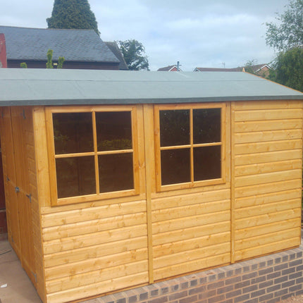 Shire Wooden Shed Shire 10x7 Guernsey Shed Double Door Apex Workshop