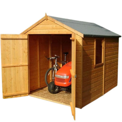 Shire Wooden Shed Shire 12x6 Warwick Shed Apex Double Door