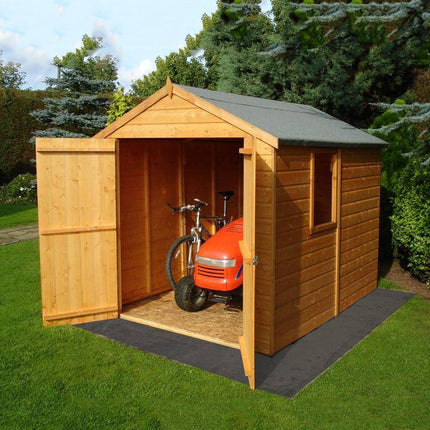 Shire Wooden Shed Shire 12x6 Warwick Shed Apex Double Door