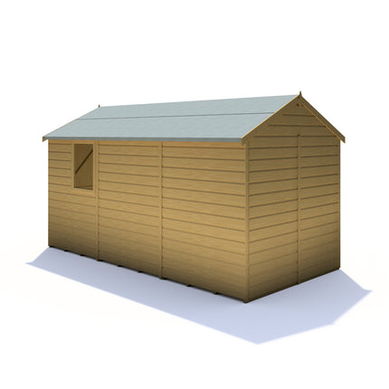 Shire Wooden Shed Shire 12x6 Warwick Shed Apex Double Door