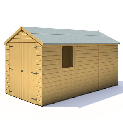 Shire Wooden Shed Shire 12x6 Warwick Shed Apex Double Door