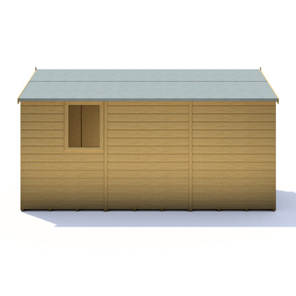 Shire Wooden Shed Shire 12x6 Warwick Shed Apex Double Door