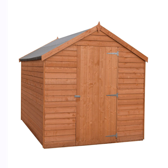 Shire Wooden Shed Shire 7x5ft Value Overlap Shed - Single Door OVSV0705DOL-1AA 5060490133348