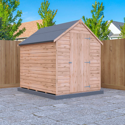 Shire Wooden Shed Shire 7x5ft Value Overlap Shed - Single Door OVSV0705DOL-1AA 5060490133348