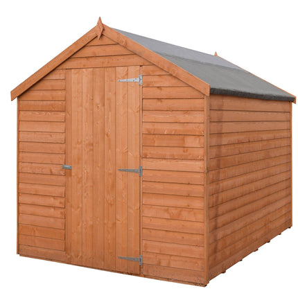 Shire Wooden Shed Shire 7x5ft Value Overlap Shed - Single Door OVSV0705DOL-1AA 5060490133348