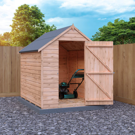 Shire Wooden Shed Shire 7x5ft Value Overlap Shed - Single Door OVSV0705DOL-1AA 5060490133348