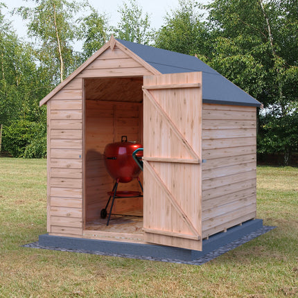 Shire Wooden Shed Shire 7x5ft Value Overlap Shed - Single Door OVSV0705DOL-1AA 5060490133348