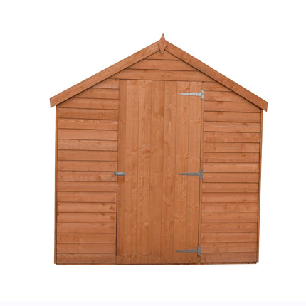 Shire Wooden Shed Shire 8x6 Overlap Dip Treated Single Door Windowless Shed