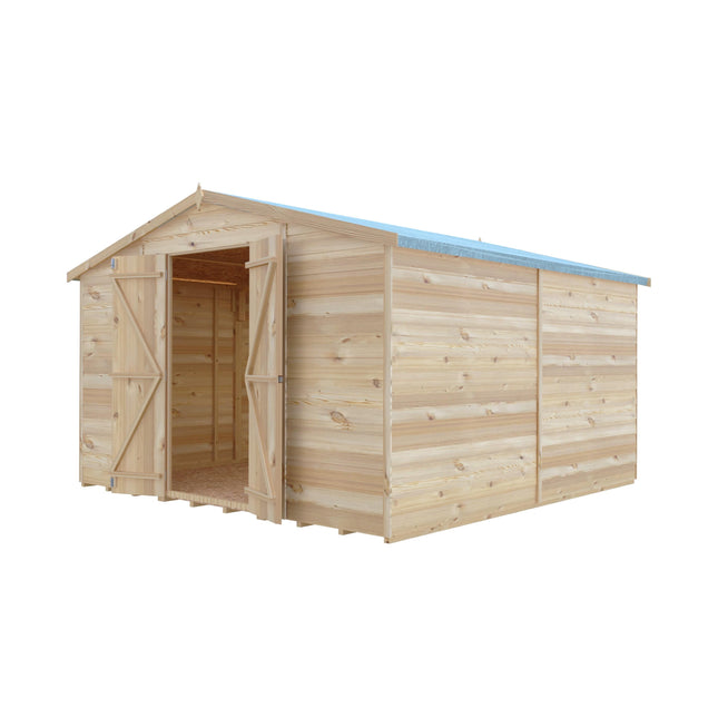 Shire Wooden Shed Shire Overlap Double Door Shed - 10x15ft Shire Overlap Double Door Shed - 10x15ft