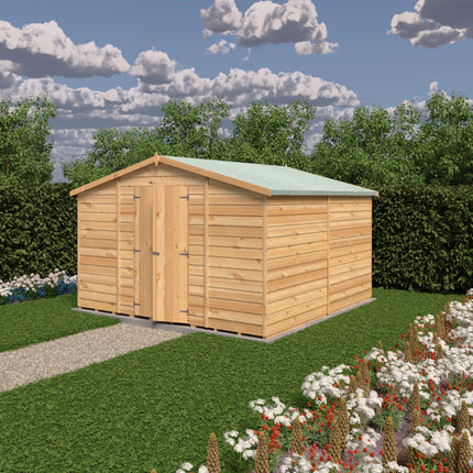 Shire Wooden Shed Shire Overlap Double Door Shed - 10x15ft Shire Overlap Double Door Shed - 10x15ft