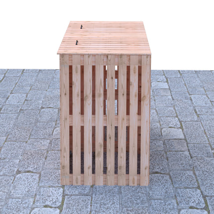 Shire Wooden Storage Shire Double Wheelie Bin Storage WHEE0103DSL-1AA 5060370110025