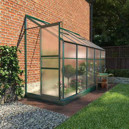 Store More 125cm / 192cm / 221cm Polycarbonate Lean-To Greenhouse 4x6 G1002F-A 5055715941624