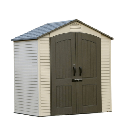 Store More 215cm / 142cm / 227cm Lifetime 7x4.5ft Heavy Duty Plastic Garden Shed LFT 7x4.5 60057 5055280403312