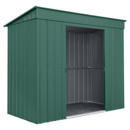 Store More Metal Shed Globel 8x4 Pent Metal Shed