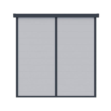 Store More Plastic Shed Lotus Canto 6x6 Plastic Pent Shed 38400 5055280416886