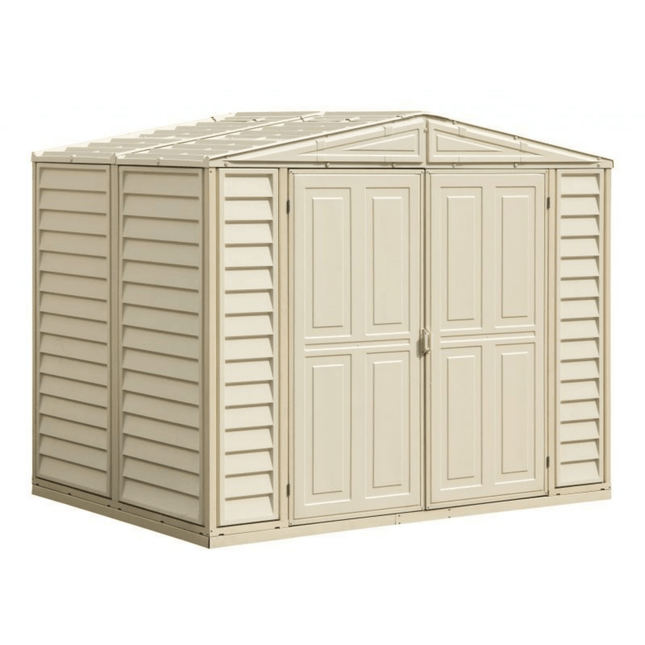 Store More Plastic Shed Saffron 8x5ft Vinyl Garden Shed with Foundation Kit SAFFRON 8x6 5055280413045