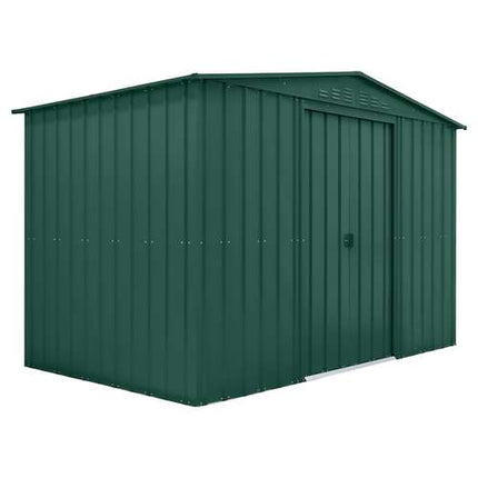 StoreMore Metal Shed Globel 10x6ft Apex Metal Garden Shed - Green LOTUS106 HG Globel 10x6ft Apex Metal Garden Shed - Green 5055280414233