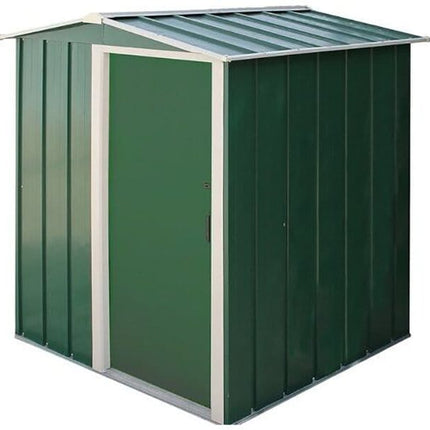 StoreMore Metal Shed Sapphire 5x4ft Apex Metal Shed - Green SAP54-Green Sapphire 5x4ft Apex Metal Shed - Green 5055280416374