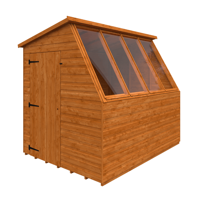 Wildlands Potting Shed Wildlands 8x6 Jewel Shiplap Pent Potting Shed 281108JS02