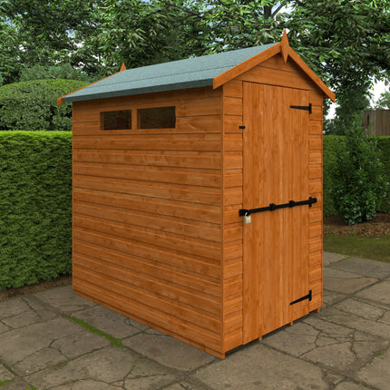 Wildlands Wooden Shed Wildlands 6x4 Security Apex Shed 170210RM27 Wildlands 6x4 Security Apex Shed