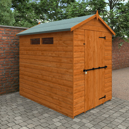 Wildlands Wooden Shed Wildlands 7x5 Security Apex Shed 251008JS26 Wildlands 7x5 Security Apex Shed