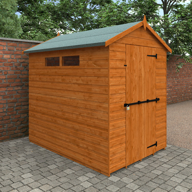 Wildlands Wooden Shed Wildlands 7x5 Security Apex Shed 251008JS26 Wildlands 7x5 Security Apex Shed