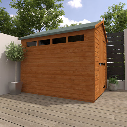 Wildlands Wooden Shed Wildlands 8x6 Security Apex Garden Shed 251008JS27 Wildlands 8x6 Security Apex Garden Shed