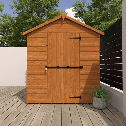 Wildlands Wooden Shed Wildlands 8x6 Security Apex Garden Shed 251008JS27 Wildlands 8x6 Security Apex Garden Shed