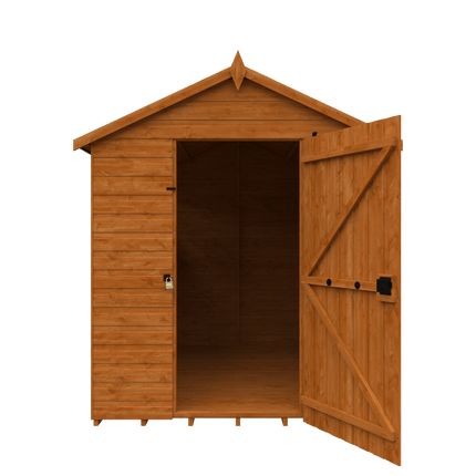 Wildlands Wooden Shed Wildlands 8x6 Security Apex Garden Shed 251008JS27 Wildlands 8x6 Security Apex Garden Shed