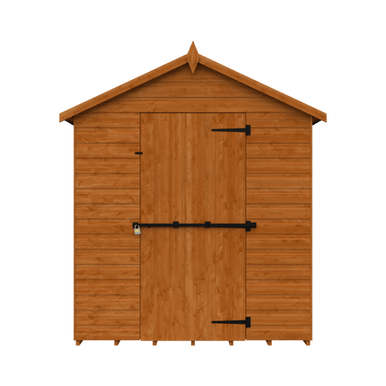 Wildlands Wooden Shed Wildlands 8x6 Security Apex Garden Shed 251008JS27 Wildlands 8x6 Security Apex Garden Shed