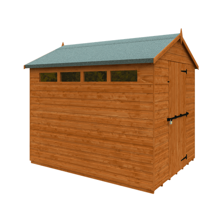 Wildlands Wooden Shed Wildlands 8x6 Security Apex Garden Shed 251008JS27 Wildlands 8x6 Security Apex Garden Shed