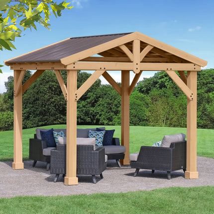 Yardistry Direct Gazebo Yardistry Meridian Pavilion 10ft x 10ft (3m x 3m) Yardistry Meridian Pavilion 10ft x 10ft (3m x 3m)