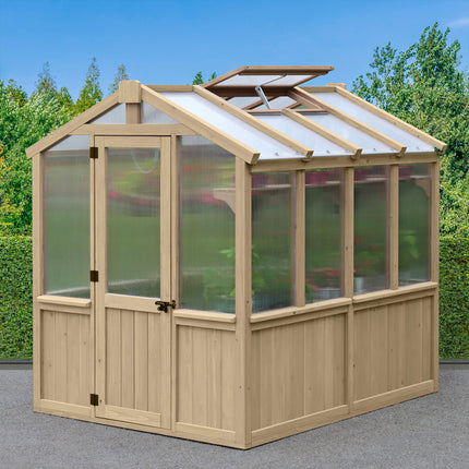 Yardistry Direct Greenhouse Yardistry Meridian Greenhouse 6.7ft x 7.8ft (2m x 2.4m) Yardistry Meridian Greenhouse 6.7ft x 7.8ft (2m x 2.4m)