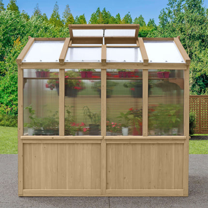 Yardistry Direct Greenhouse Yardistry Meridian Greenhouse 6.7ft x 7.8ft (2m x 2.4m) Yardistry Meridian Greenhouse 6.7ft x 7.8ft (2m x 2.4m)