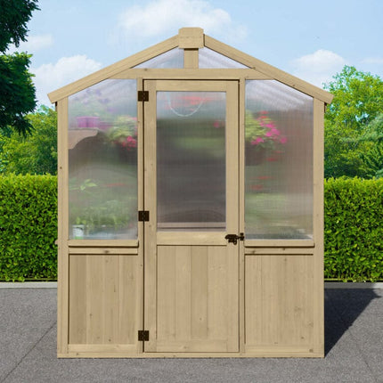 Yardistry Direct Greenhouse Yardistry Meridian Greenhouse 6.7ft x 9.7ft (2.3m x 2.9m) Yardistry Meridian Greenhouse 6.7ft x 9.7ft (2.3m x 2.9m)